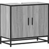 Image de vidaXL Armoire sous lavabo Gris Sonoma 65x33x60 cm Bois composite
