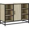 Image de Meuble sous-lavabo Chêne Sonoma 80x33x60 cm Matériau dérivé du bois