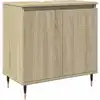 Image de vidaXL Armoire de salle de bains Chêne Sonoma 58x33x60 cm Bois composite