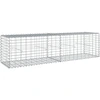 Image de vidaXL Gabion avec couvercle 200x50x50 cm Fer galvanisé