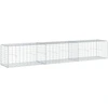 Image de vidaXL Gabion avec couvercle 300x50x50 cm Fer galvanisé