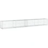 Image de vidaXL Panier de gabion avec couvercle 400x50x50 cm Fer galvanisé