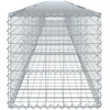 Image de vidaXL Gabion avec couvercle 800x50x50 cm Fer galvanisé