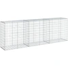 Image de vidaXL Gabion avec couvercle 300x50x100 cm Fer galvanisé