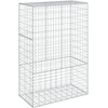 Image de vidaXL Gabion avec couvercle 100x50x150 cm Fer galvanisé