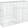 Image de vidaXL Gabion avec couvercle 200x50x150 cm Fer galvanisé