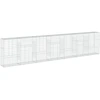 Image de vidaXL Gabion avec couvercle 700x50x150 cm Fer galvanisé
