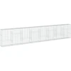 Image de vidaXL Gabion avec couvercle 800x50x150 cm Fer galvanisé