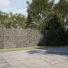Image de vidaXL Gabion avec couvercle 1200x50x150 cm Fer galvanisé