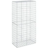 Image de vidaXL Gabion avec couvercle 100x50x200 cm Fer galvanisé