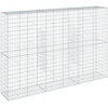 Image de vidaXL Gabion avec couvercle 300x50x200 cm Fer galvanisé