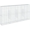 Image de vidaXL Gabion avec couvercle 400x50x200 cm Fer galvanisé