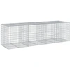 Image de vidaXL Gabion avec couvercle 350x100x100 cm Fer galvanisé