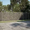 Image de vidaXL Gabion avec couvercle 750x100x100 cm Fer galvanisé