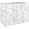 Image de vidaXL Gabion avec couvercle 200x100x150 cm Fer galvanisé