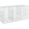 Image de vidaXL Gabion avec couvercle 300x100x150 cm Fer galvanisé