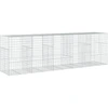 Image de vidaXL Gabion avec couvercle 500x100x150 cm Fer galvanisé