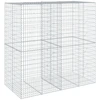 Image de vidaXL Gabion avec couvercle 200x100x200 cm Fer galvanisé
