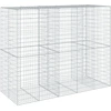 Image de vidaXL Gabion avec couvercle 250x100x200 cm Fer galvanisé