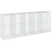 Image de vidaXL Gabion avec couvercle 500x100x200 cm Fer galvanisé