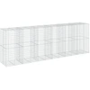 Image de vidaXL Gabion avec couvercle 600x100x200 cm Fer galvanisé