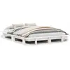 Image de vidaXL Lit en pin massif sans matelas blanc 120x190 cm