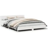 Image de vidaXL Lit en bois massif sans matelas Blanc 140x190 cm pin