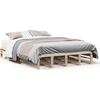 Image de vidaXL Lit en bois massif sans matelas 160x200 cm pin