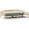 Image de vidaXL Lit en bois massif sans matelas 90x190 cm pin