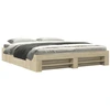 Image de vidaXL Cadre de lit sans matelas Chêne Sonoma 200x200 cm Bois composite