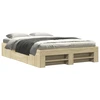 Image de vidaXL Cadre de lit sans matelas Chêne Sonoma 120x190 cm Bois composite