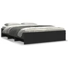 Image de vidaXL Cadre de lit sans matelas noir 160x200 cm bois composite