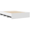Image de vidaXL Cadre de lit blanc 135x190 cm Bois composite