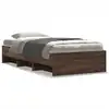 Image de vidaXL Cadre de lit sans matelas Chêne brun 90x190 cm Bois composite