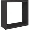 Image de vidaXL Étagère à bois de chauffage Noir 100x40x100 cm Acier