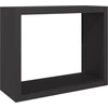 Image de vidaXL Étagère à bois de chauffage Noir 100x40x80 cm Acier