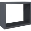 Image de vidaXL Étagère à bois de chauffage anthracite 100x40x80 cm Acier