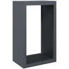 Image de vidaXL Étagère à bois de chauffage anthracite 60x40x100 cm Acier