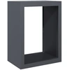 Image de vidaXL Étagère à bois de chauffage anthracite 60x40x80 cm Acier