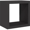Image de vidaXL Étagère à bois de chauffage Noir 60x40x60 cm Acier