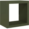 Image de vidaXL Étagère à bois de chauffage Vert 60x40x60 cm Acier