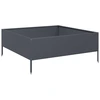 Image de Jardinière surélevée vidaXL, anthracite, 100 x 100 x 41 cm, acier