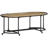 Image de vidaXL Table basse 110x55x40 cm Bois de manguier rugueux