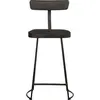 Image de vidaXL Tabouret de bar 2 pcs. noir 49x43x88 cm Mango massif