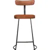 Image de vidaXL Tabouret de bar 2 pcs. 49x43x88 cm Bois massif de manguier