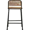 Image de vidaXL Tabouret de bar 2 pcs. 46x35,5x70 cm Vieux bois massif