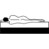 Image de vidaXL Matelas Boxspring 190x90x20 cm Tissu moyennement mou