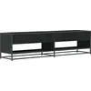 Image de vidaXL Armoire TV noire 180,5x40x46 cm Bois composite