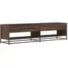Image de vidaXL Armoire TV marron imitation chêne 180,5x40x46 cm Matériau dérivé du bois