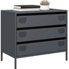 Image de vidaXL Sideboard Anthracite 68x39x58,5 cm Acier laminé à froid
